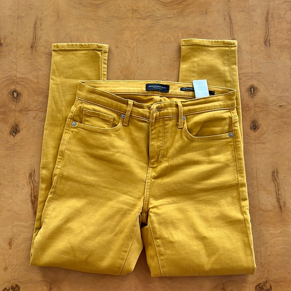 Banana republic mid rise, skinny denim – 27